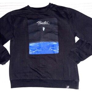 Primitive Apparel Above Everything Space Astronaut Skater Black Sweatshirt Med